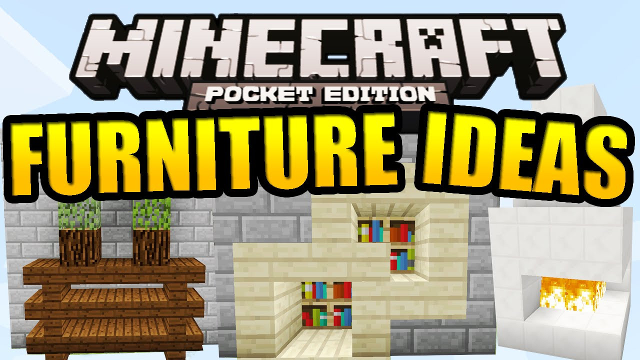 Best ideas about Furniture Ideas For Minecraft
. Save or Pin Minecraft PE Furniture Ideas Tutorial Now.