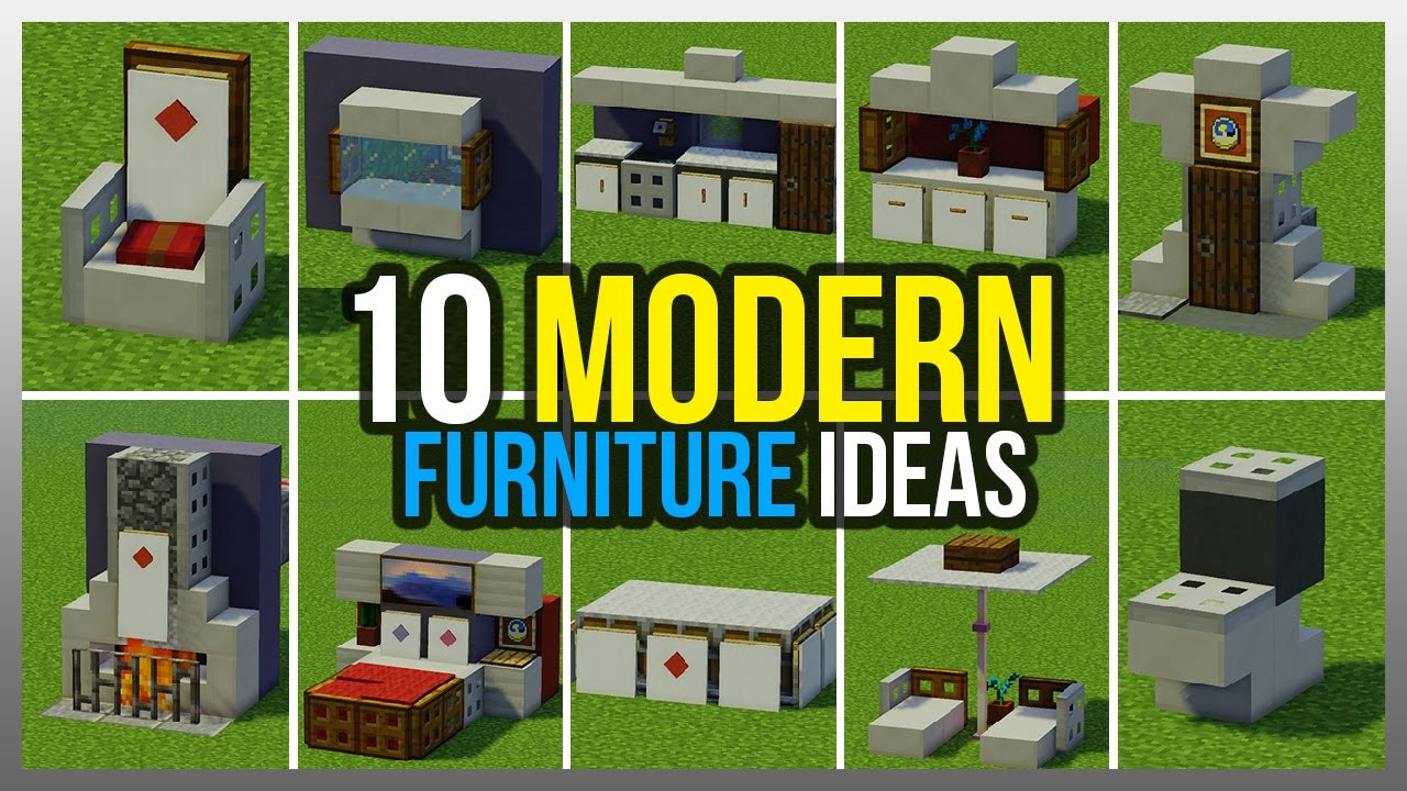 Best ideas about Furniture Ideas For Minecraft
. Save or Pin ️ 10 Modern Furniture Ideas Minecraft Now.