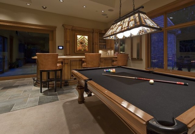 Best ideas about Game Room Bar
. Save or Pin Game Room & Bar Traditional Home Theater seattle Now.