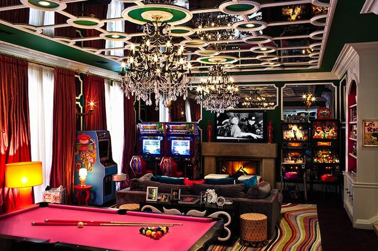 Best ideas about Game Room Equipment
. Save or Pin Christina Aguilera s game room with pinball machines Now.