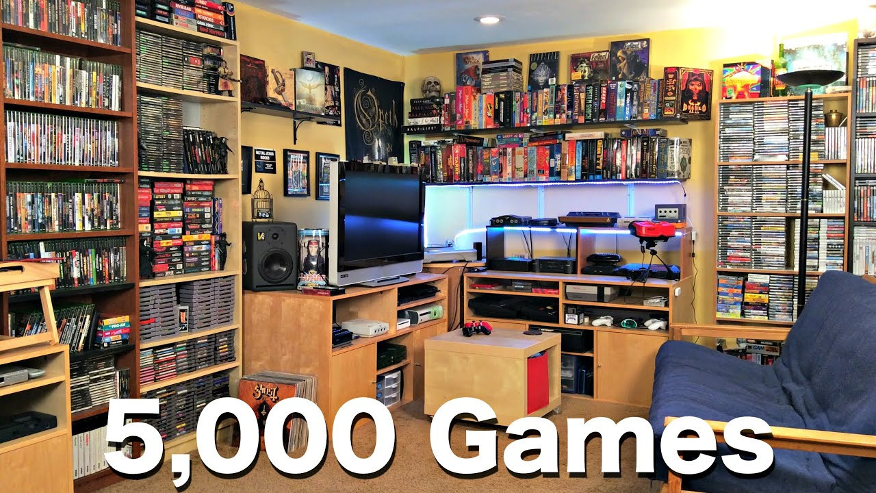 Best ideas about Game Room Games
. Save or Pin Metal Jesus GAME ROOM TOUR 5000 Games Now.