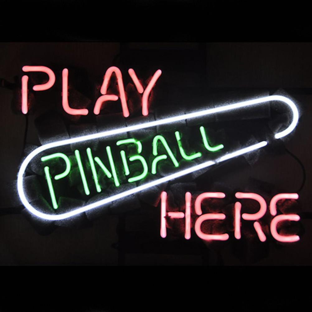 Best ideas about Game Room Neon Sign
. Save or Pin Professional Play Pinball Here Game Room Beer Bar Neon Now.