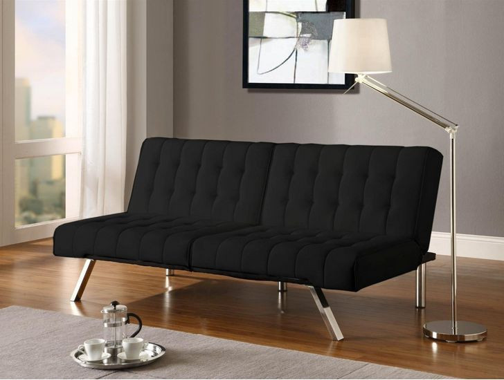 Best ideas about Game Room Sofa
. Save or Pin Leather Black Futon Sofa Bed Loveseat Couch Game Room Now.