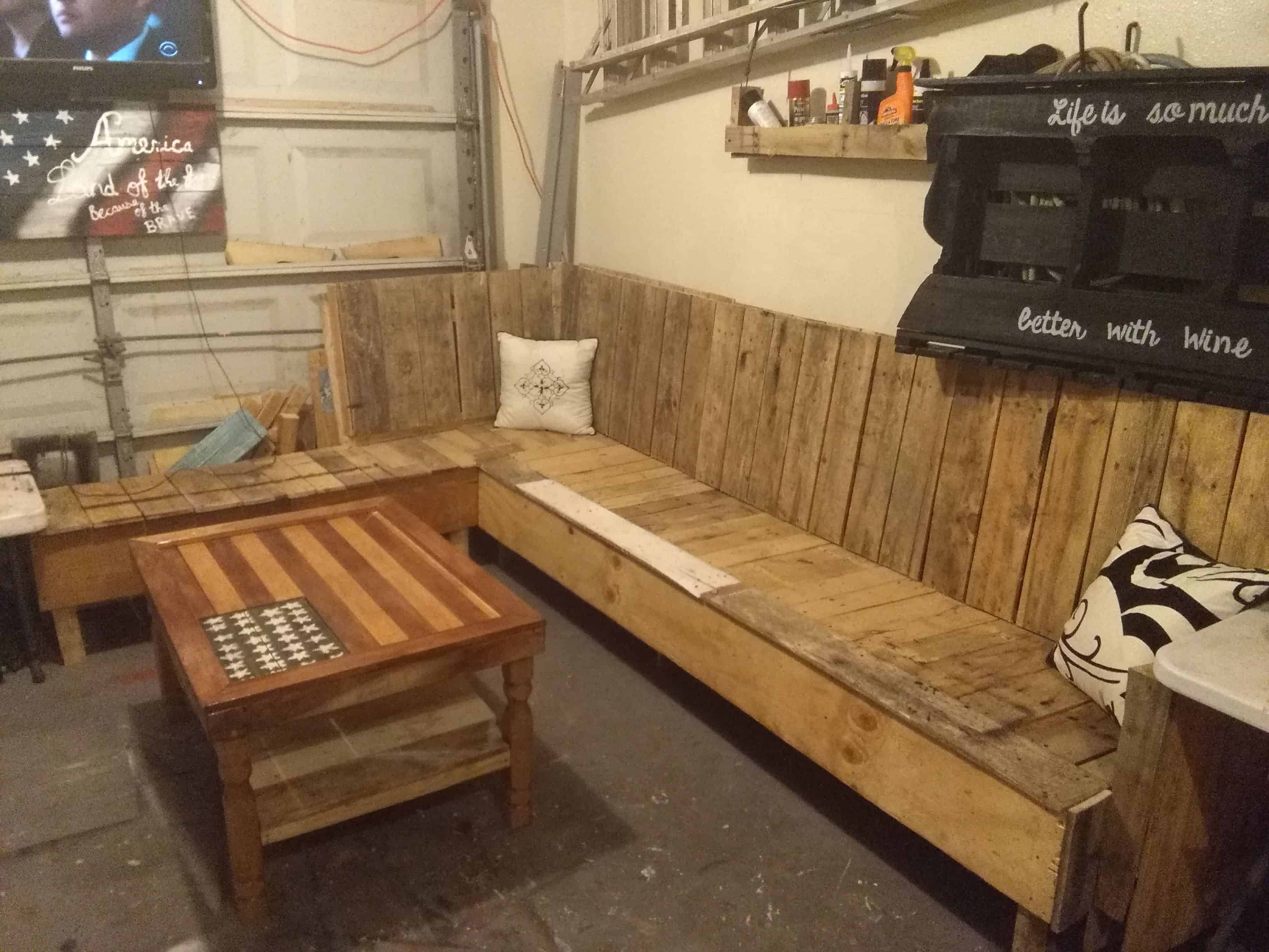 Best ideas about Game Room Sofa
. Save or Pin Game Room Pallet Sectional Sofa • 1001 Pallets Now.