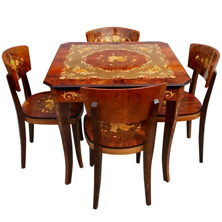 Best ideas about Game Table And Chairs
. Save or Pin Italian Marquetry Games Table And Four Chairs at 1stdibs Now.