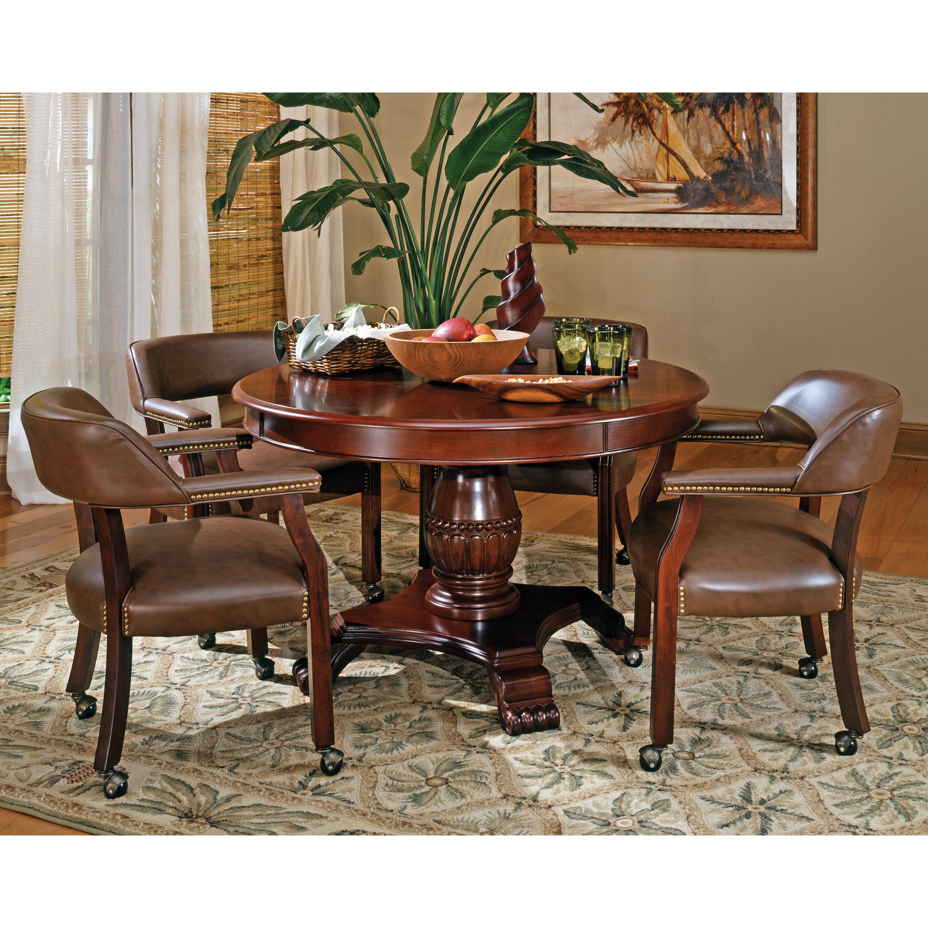 Best ideas about Game Table And Chairs
. Save or Pin Steve Silver 5 Piece Tournament Dining Game Table Set with Now.