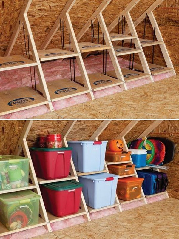 Best ideas about Garage Attic Storage
. Save or Pin Creative Attic Storage Ideas and Solutions Hative Now.