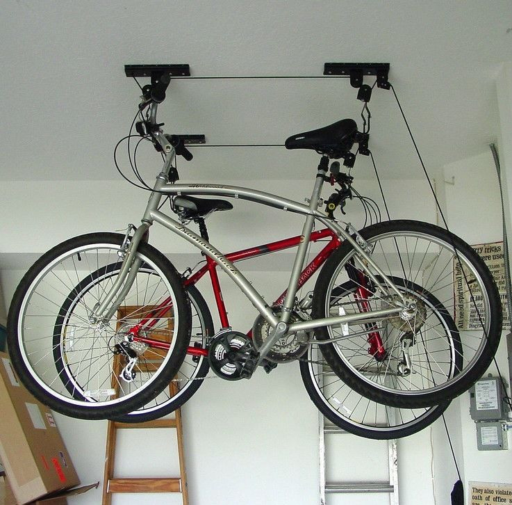 Best ideas about Garage Bicycle Storage
. Save or Pin Ceiling Mounted Roof Bicycle Rack Garage Pulley Racks Now.