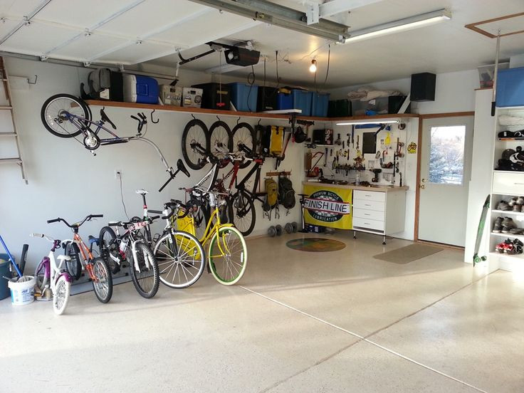 Best ideas about Garage Bike Rack Ideas
. Save or Pin pact Garage Interior Trevertine Tile Floor Great Garage Now.
