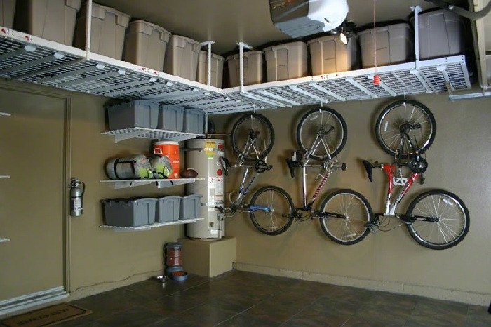 Best ideas about Garage Ceiling Storage Ideas
. Save or Pin Interesting Ceiling Garage Storage Ideas With Taupe Wall Now.