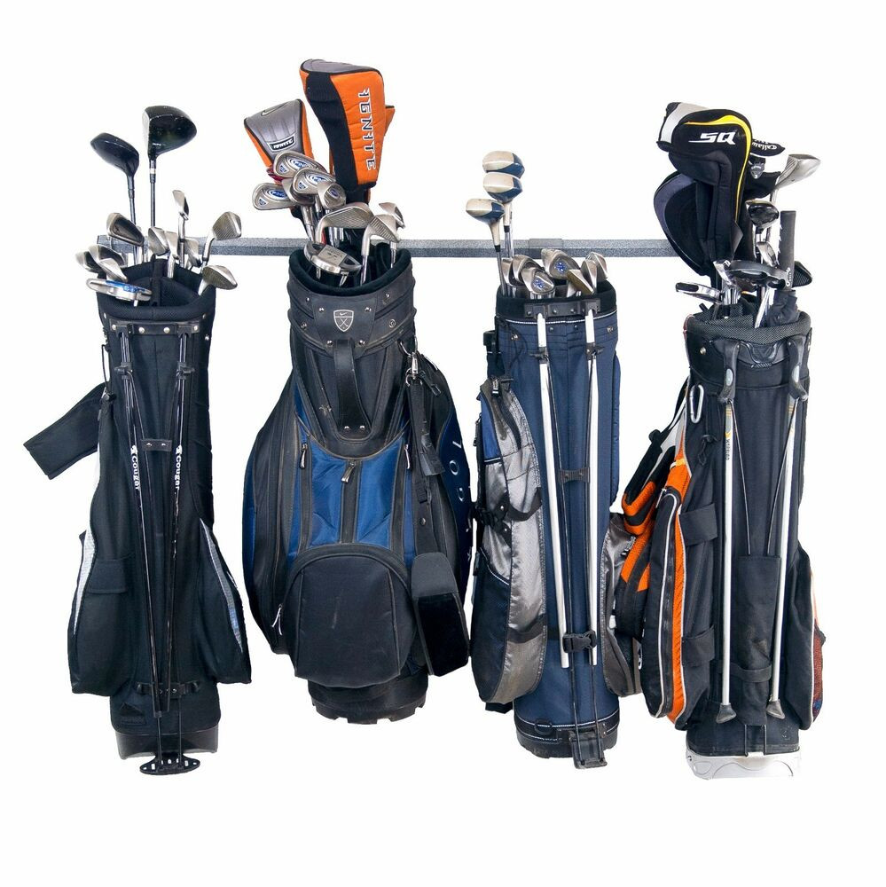 Best ideas about Garage Golf Bag Storage
. Save or Pin Storage Hanger Garage Wall Organizer Six Golf Bag Now.