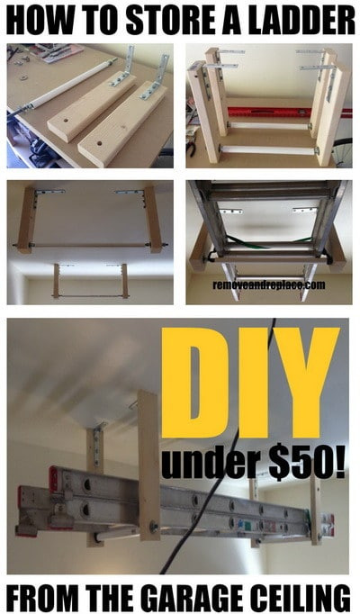 Best ideas about Garage Ladder Storage
. Save or Pin How To Store A Ladder The Garage Ceiling Like A Pro Now.