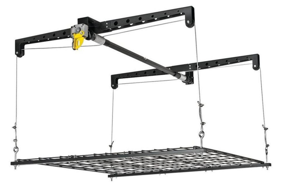 Best ideas about Garage Lift Storage
. Save or Pin Heavy Duty Garage Ceiling Cable Lift Storage Rack Platform Now.