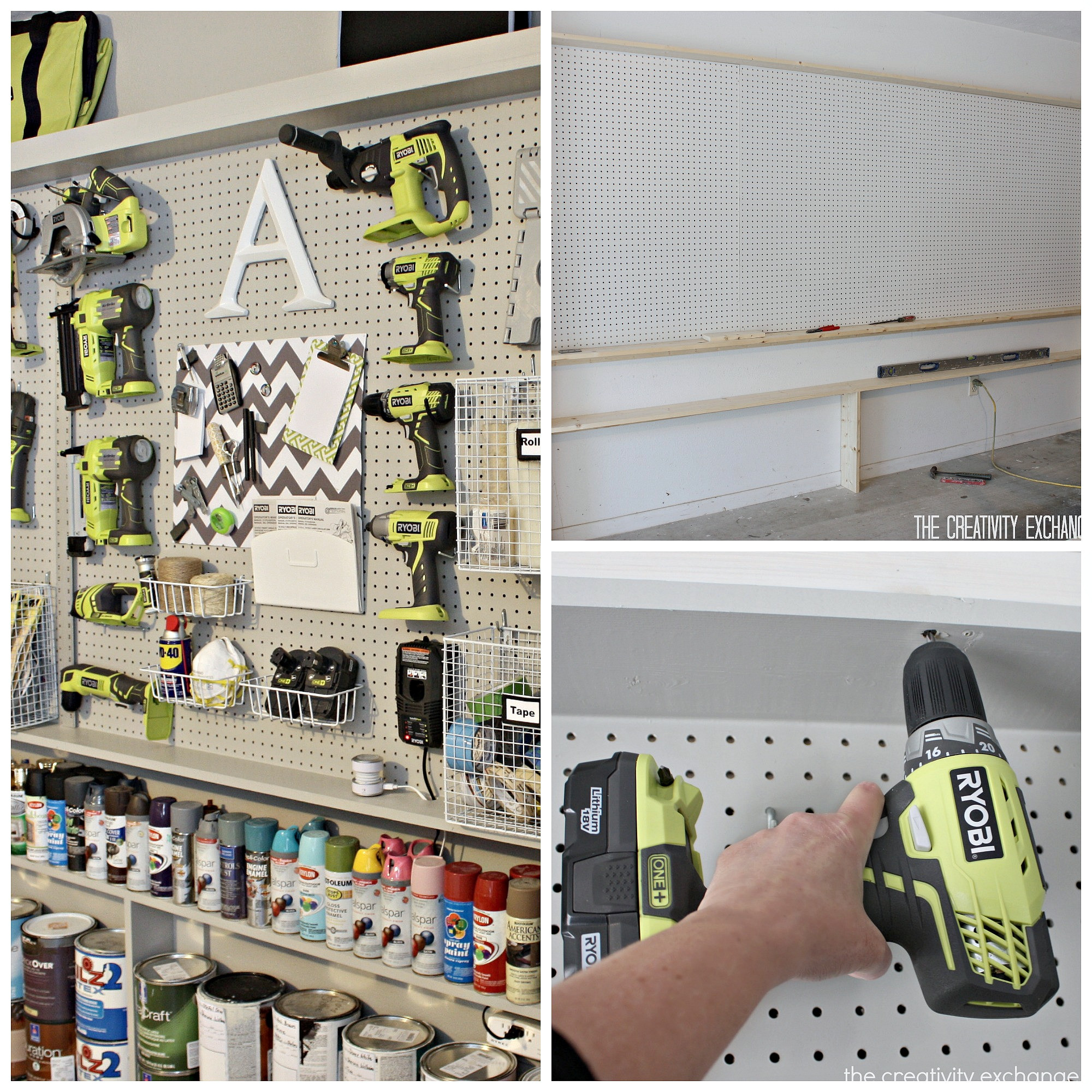 Best ideas about Garage Pegboard Ideas
. Save or Pin Tutorial for Organizing the Garage with a Pegboard Storage Now.