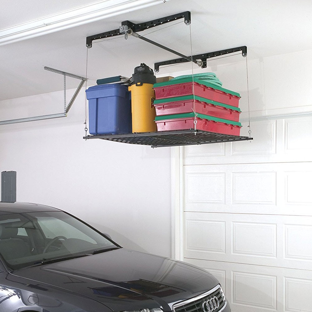 Best ideas about Garage Rafter Storage
. Save or Pin Garage Rafter Storage Lift in Overhead Garage Storage Now.