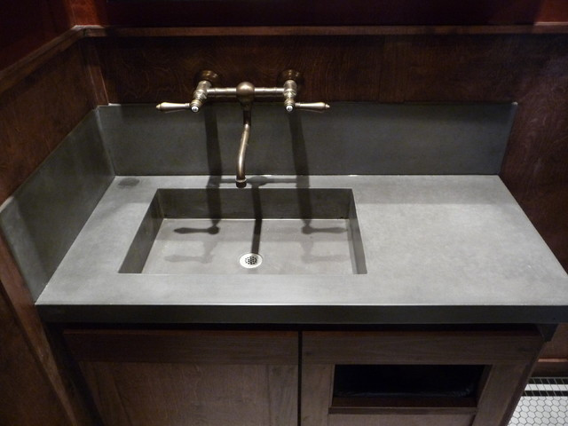 Best ideas about Garage Sink Ideas
. Save or Pin The "garage" bar concrete sink Modern Bathroom Salt Now.