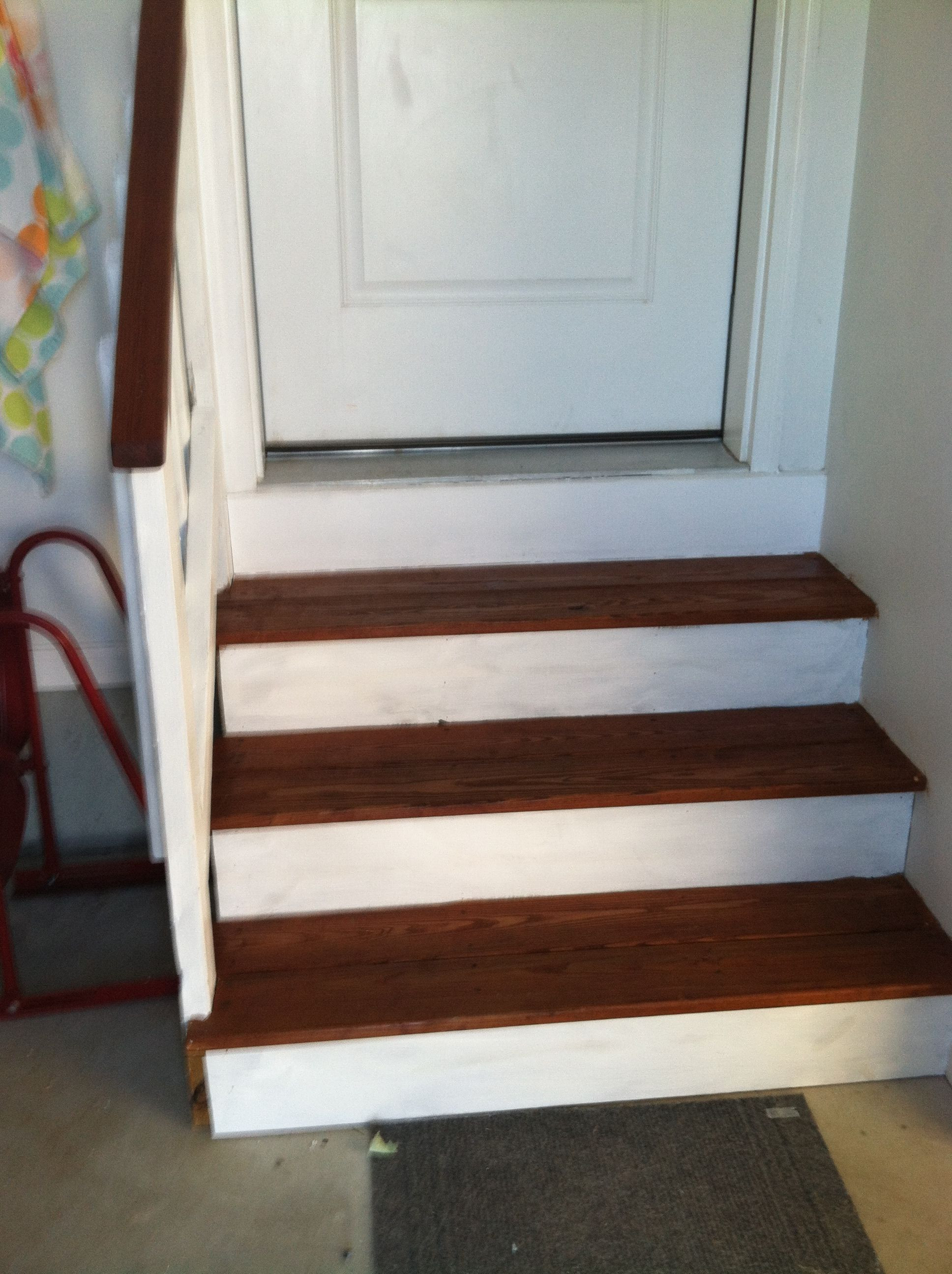 Best ideas about Garage Stairs Ideas
. Save or Pin Painted and stained garage steps Classy home decor DIY Now.