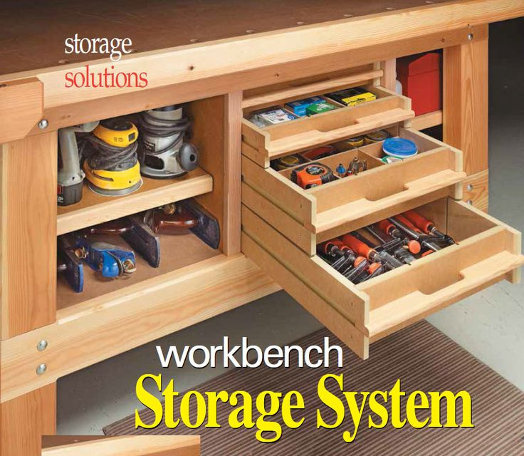 Best ideas about Garage Storage Bench
. Save or Pin Workbench Storage System Garage Organization Now.