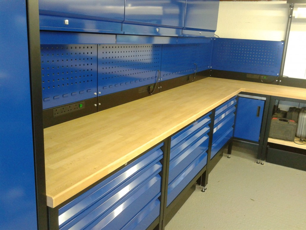 Best ideas about Garage Storage Bench
. Save or Pin Custom fitted garage workshop benches – PAF Systems Now.