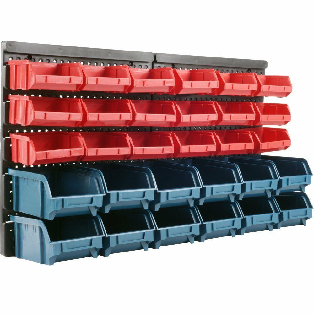 Best ideas about Garage Storage Bins
. Save or Pin Wall Mounted 30 Bin Plastic Rack Box Storage Organizer Now.