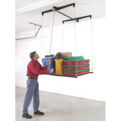 Best ideas about Garage Storage Lift
. Save or Pin DIY Garage Storage Heavy Lift Retractable 4x4 Now.