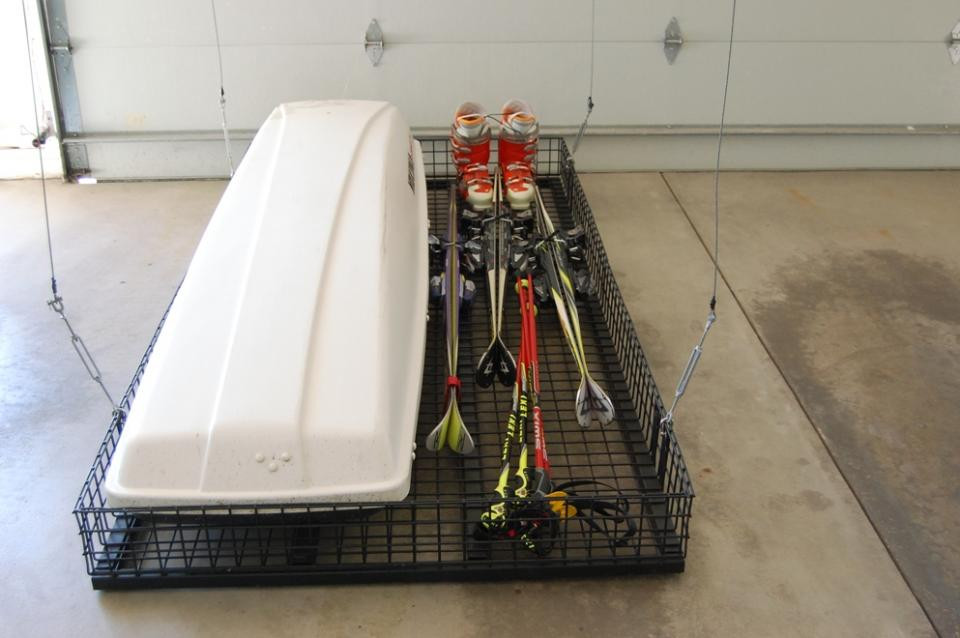 Best ideas about Garage Storage Lifts
. Save or Pin Powered Garage Storage Lift Stows Overhead Sports Gear Now.