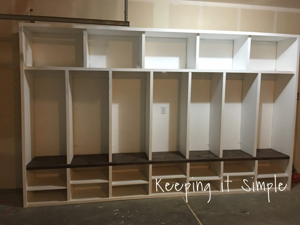 Best ideas about Garage Storage Lockers
. Save or Pin DIY Garage Mudroom Lockers with Lots of Storage • Keeping Now.