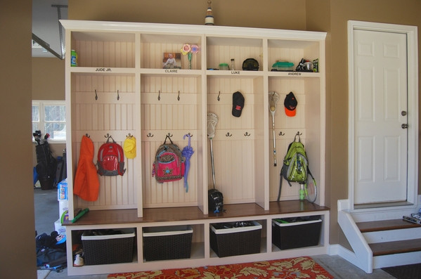 Best ideas about Garage Storage Lockers
. Save or Pin Simple DIY Garage Mudroom simply organized Now.
