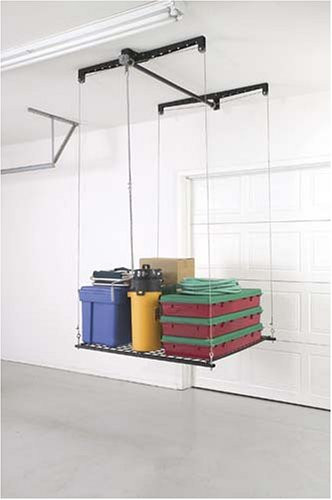 Best ideas about Garage Storage Pulley System
. Save or Pin Racor Heavy Duty Cable Lift Storage Rack Overhead Ceiling Now.