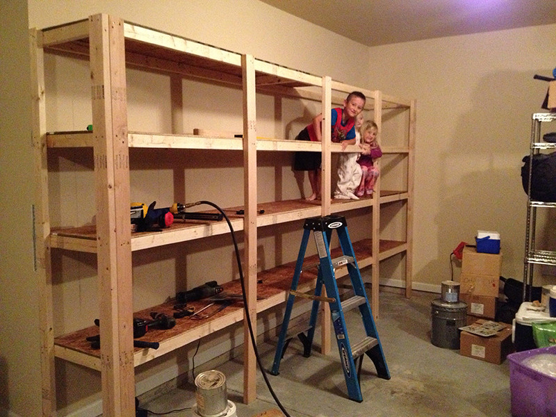 Best ideas about Garage Storage Shelf Diy
. Save or Pin How to Build Sturdy Garage Shelves Home Improvement Now.