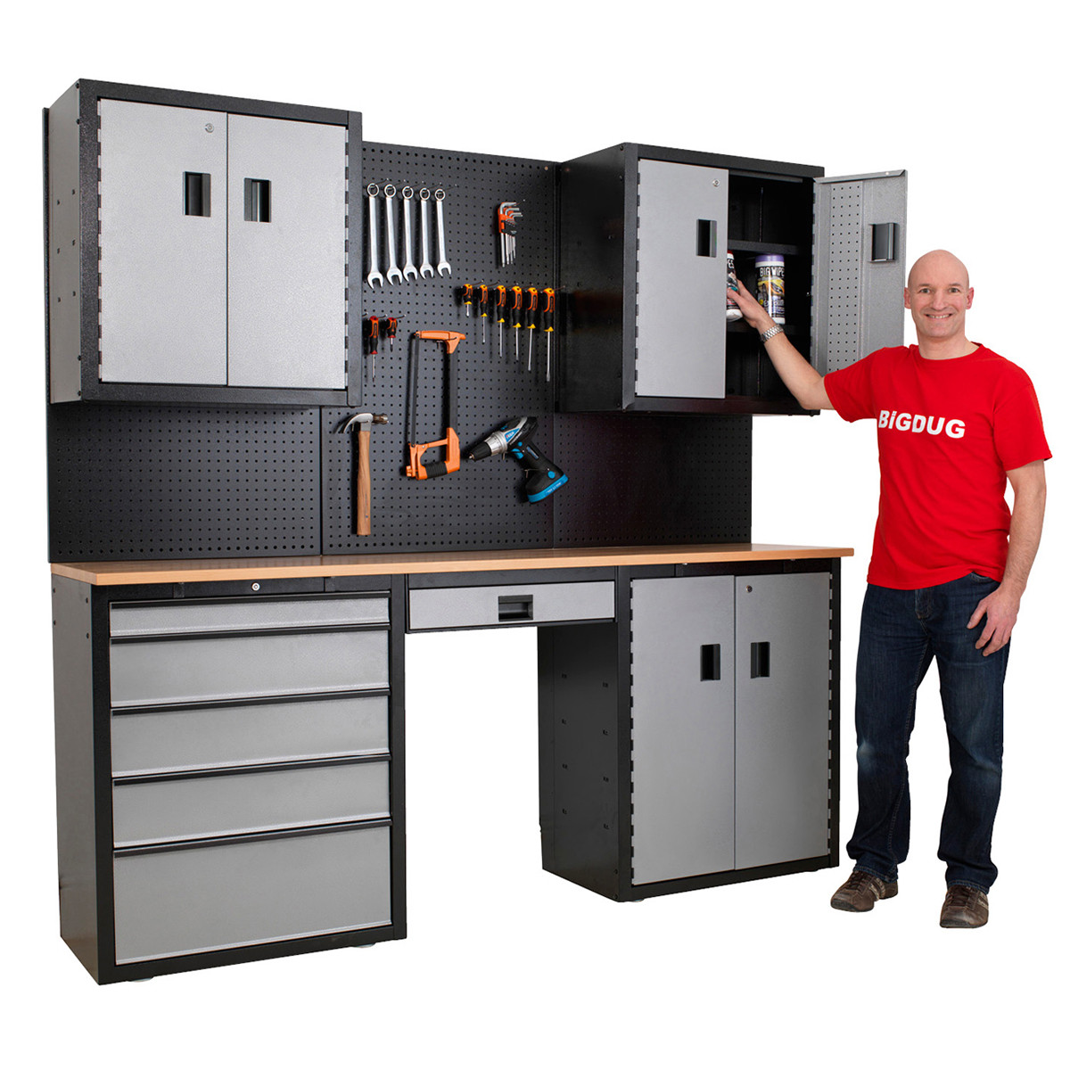 Best ideas about Garage Storage Systems
. Save or Pin Garage Storage Kit System Cupboard Workbench Drawers Tools Now.