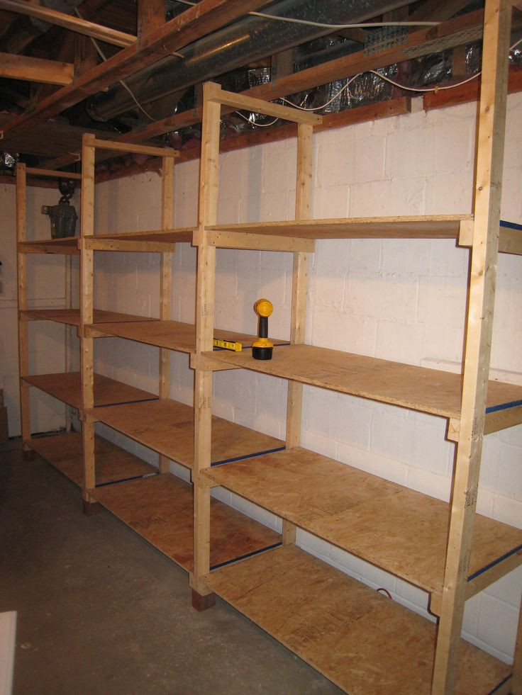 Best ideas about Garage Wall Shelving Ideas
. Save or Pin How to Build Inexpensive Basement Storage Shelves Now.