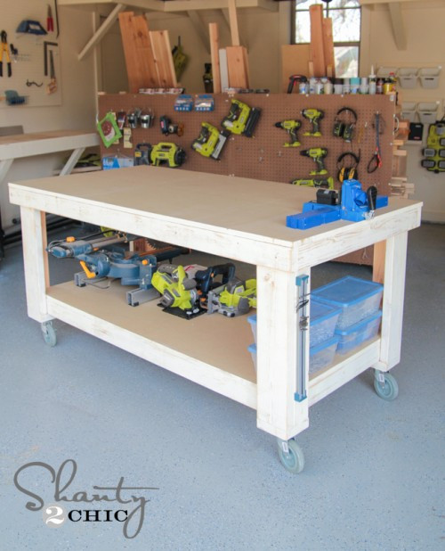 Best ideas about Garage Work Bench Ideas
. Save or Pin New Year New Workbench Baby Shanty 2 Chic Now.