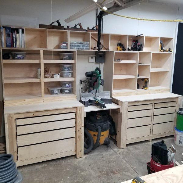 Best ideas about Garage Workbench With Storage
. Save or Pin Top 80 Best Tool Storage Ideas Organized Garage Designs Now.