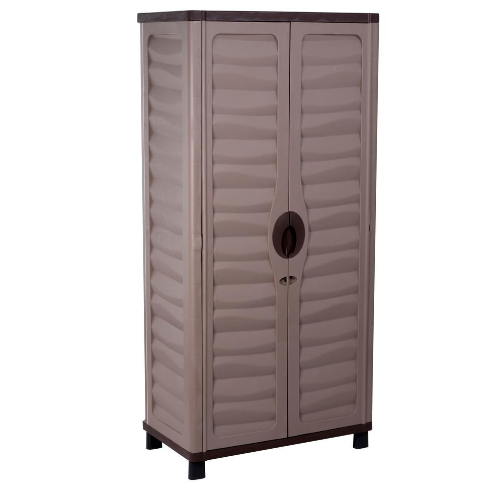 Best ideas about Garden Storage Cabinet
. Save or Pin Tall Outdoor Storage Cabinet Plastic Utility Lockable Now.