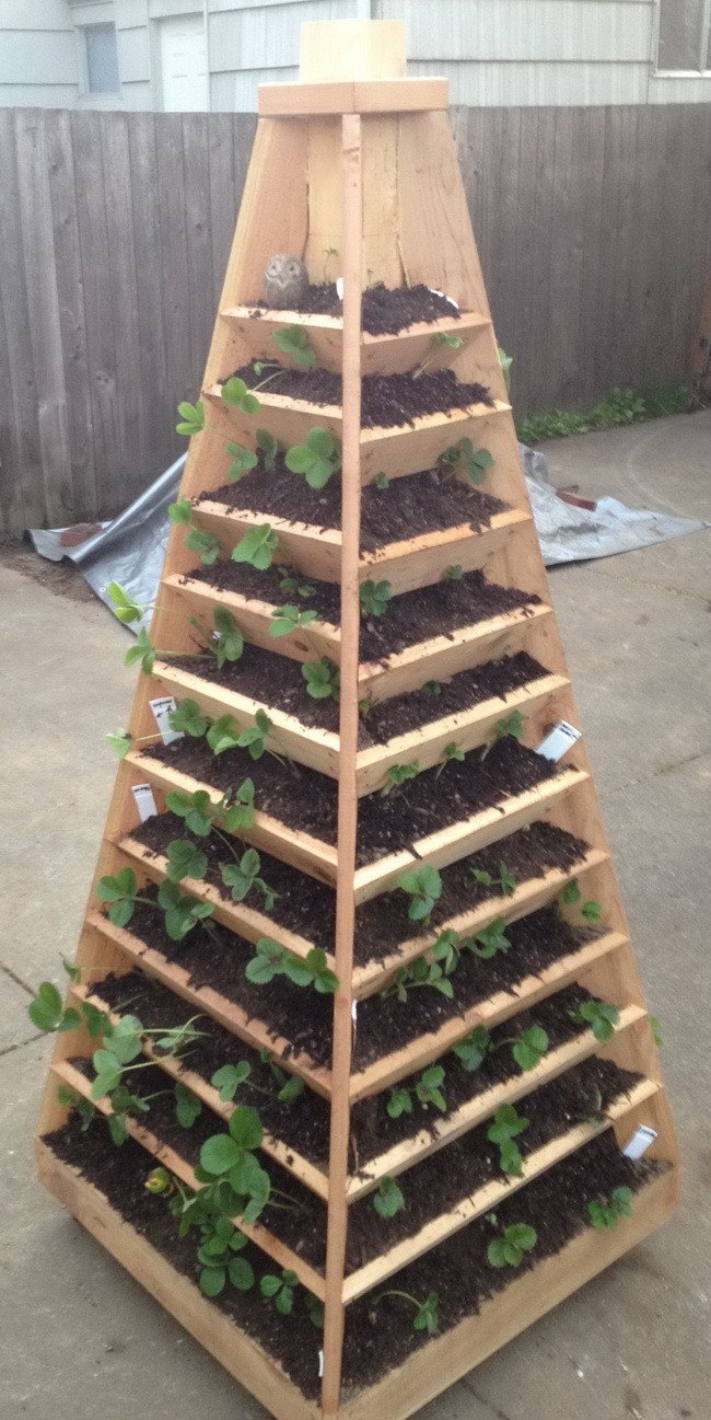 Best ideas about Garden Tower DIY
. Save or Pin How To Build A Vertical Garden Pyramid Tower For Your Next Now.