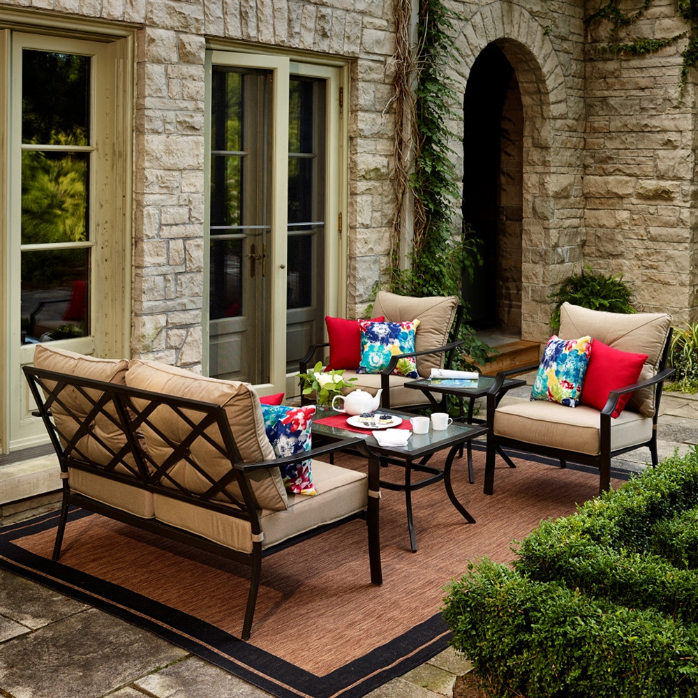 Best ideas about Garden Treasures Patio Furniture
. Save or Pin Garden Treasures Vinehaven 4 Piece Patio Conversation Set Now.