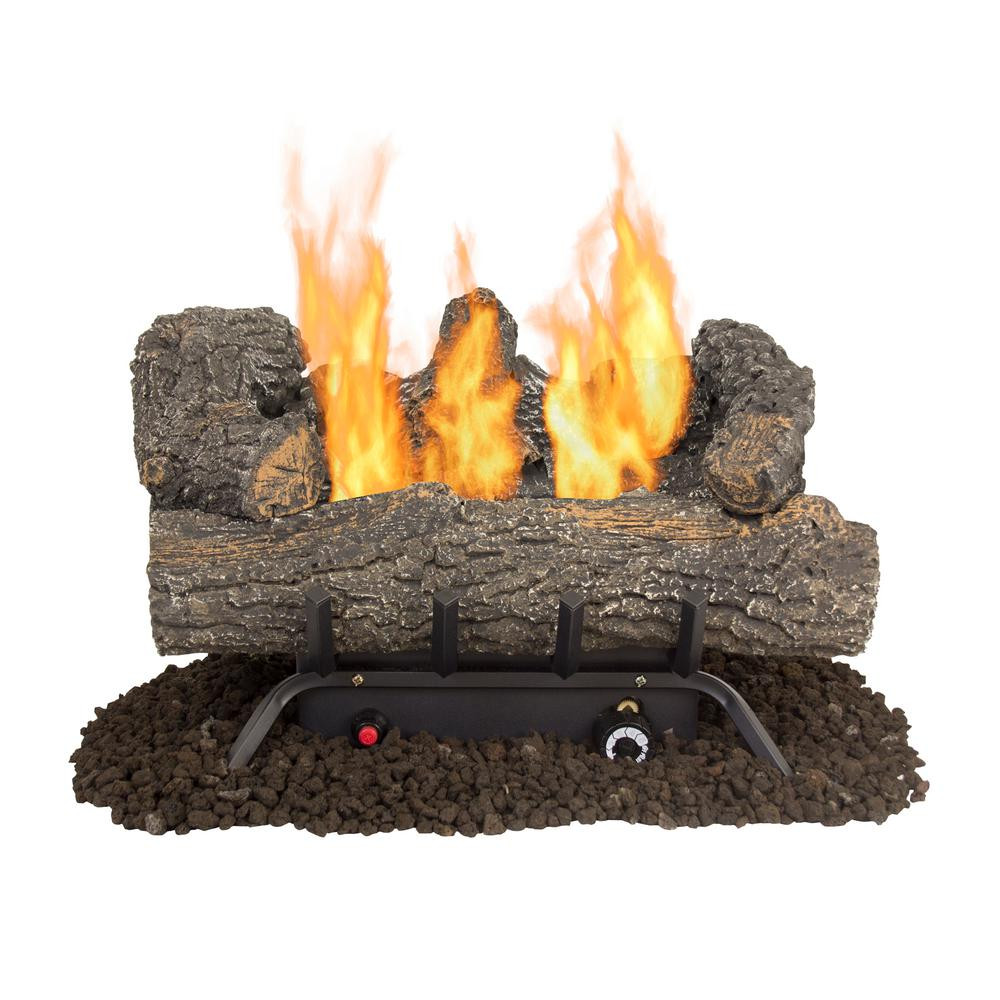 Best ideas about Gas Fireplace Logs
. Save or Pin Pleasant Hearth 18 in Southern Oak 30 000 BTU Vent Free Now.