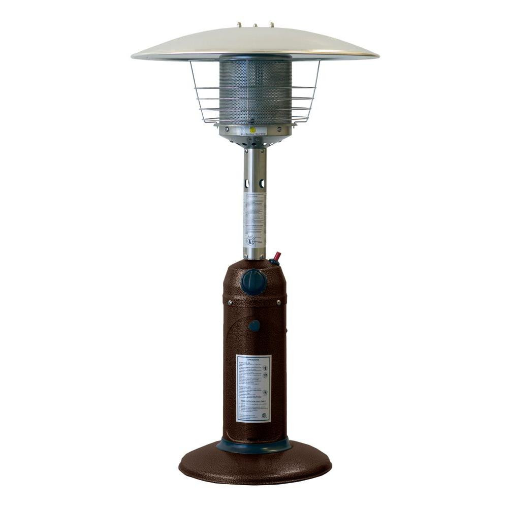 Best ideas about Gas Patio Heater
. Save or Pin Hampton Bay 11 000 BTU Powder Coated Bronze Tabletop Now.