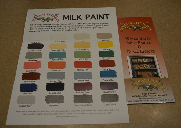 Best ideas about General Finishes Milk Paint Colors
. Save or Pin General Finishes Water Based Milk Paints Color Chart Now.