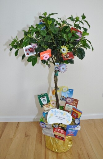 Best ideas about Gift Card Tree DIY
. Save or Pin Gift card tree for teacher appreciation Now.