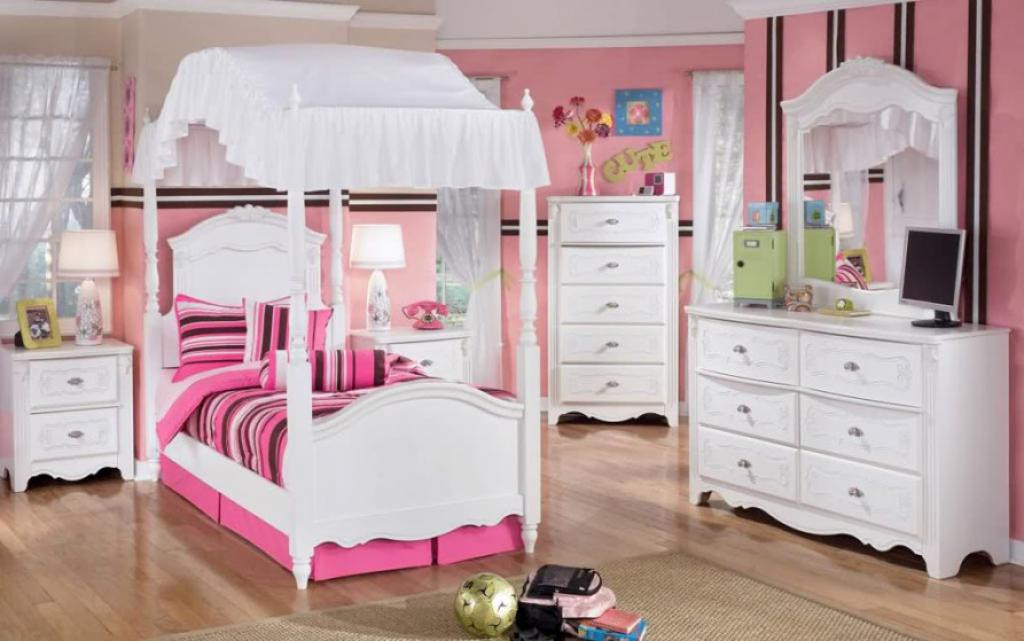 Best ideas about Girls Bedroom Set
. Save or Pin cute small canopy bed white bedroom furniture for girls Now.