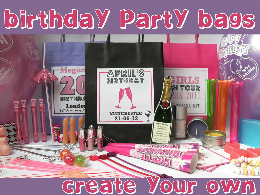 Best ideas about Girls Night In Ideas For Adults
. Save or Pin BIRTHDAY PARTY PERSONALISED GIFT BAG FILLED ADULT GIRLS Now.