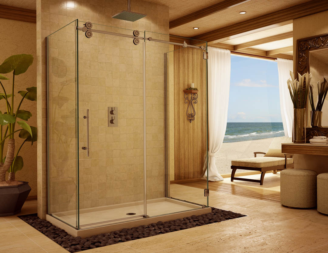 Best ideas about Glass Bathroom Doors
. Save or Pin Shower doors bathroom frameless enclosures Now.