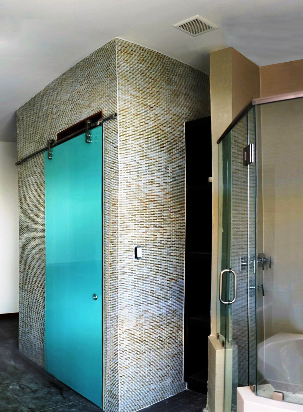 Best ideas about Glass Bathroom Doors
. Save or Pin Bathroom Glass Door Perfect For Small Bathrooms — Home Now.
