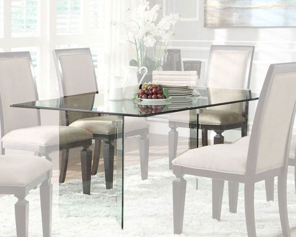 Best ideas about Glass Dining Table
. Save or Pin Homelegance Rectangle Glass Dining Table Alouette EL Now.