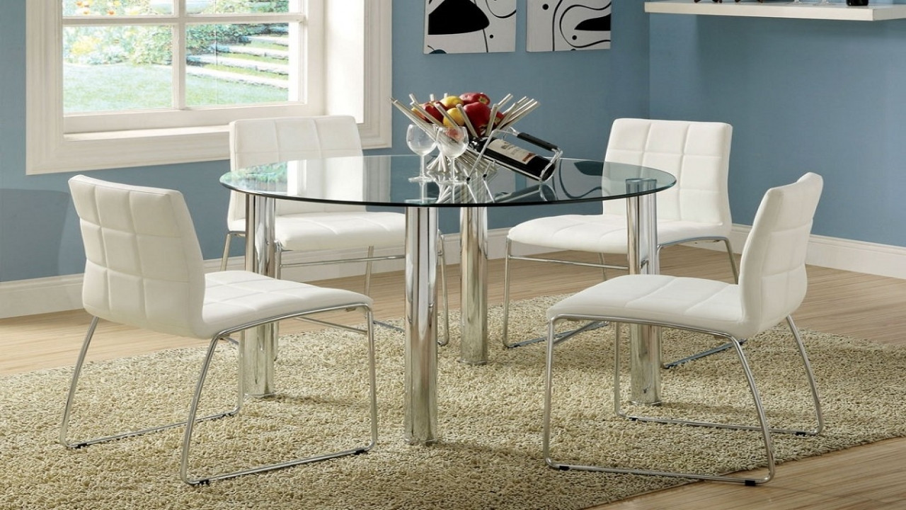 Best ideas about Glass Dining Table Set
. Save or Pin White breakfast table set dining table glass top dining Now.