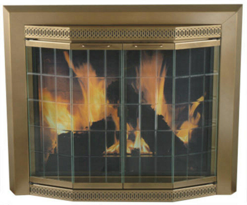 Best ideas about Glass Fireplace Doors
. Save or Pin Pleasant Hearth Glass Fireplace Door Grandior Bay Antique Now.