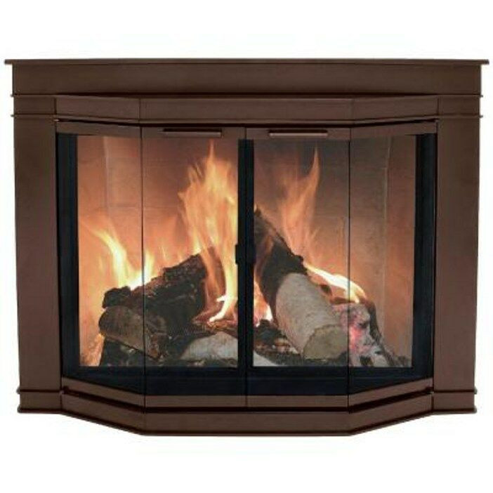 Best ideas about Glass Fireplace Doors
. Save or Pin Pleasant Hearth Oil Rubbed Bronze Fireplace Door Glacier Now.