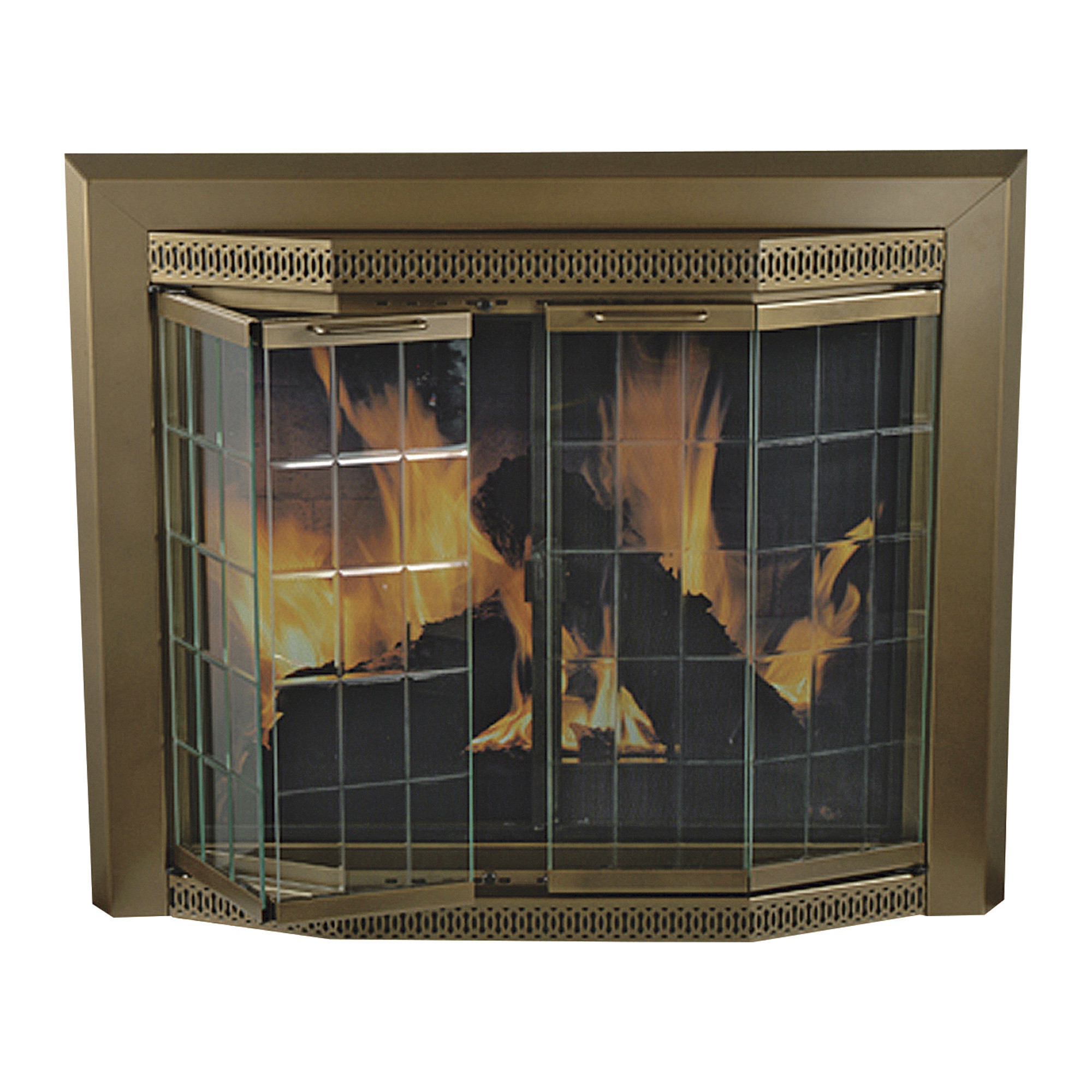 Best ideas about Glass Fireplace Doors
. Save or Pin Pleasant Hearth Grandior Fireplace Glass Door — For Now.